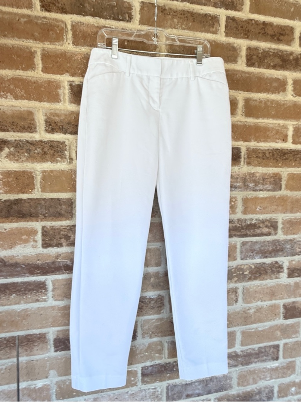 Express White Straight-Leg Women's Pants